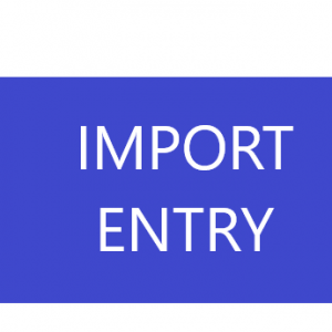 Import Entry